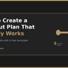 How to Create a Workout Plan That Actually Works (Free Template)