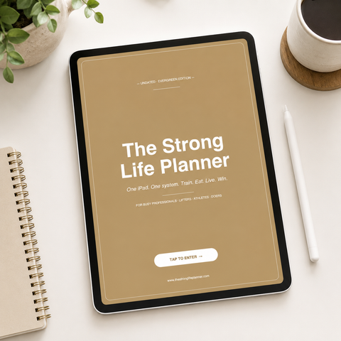 The Strong Life Planner — Digital iPad Planner for Lifters