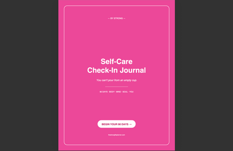90-Day Self-Care Journal — Daily Wellness Check-In, Mood Tracker, Guided Prompts